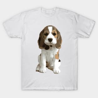 Dog pet oil paint T-Shirt